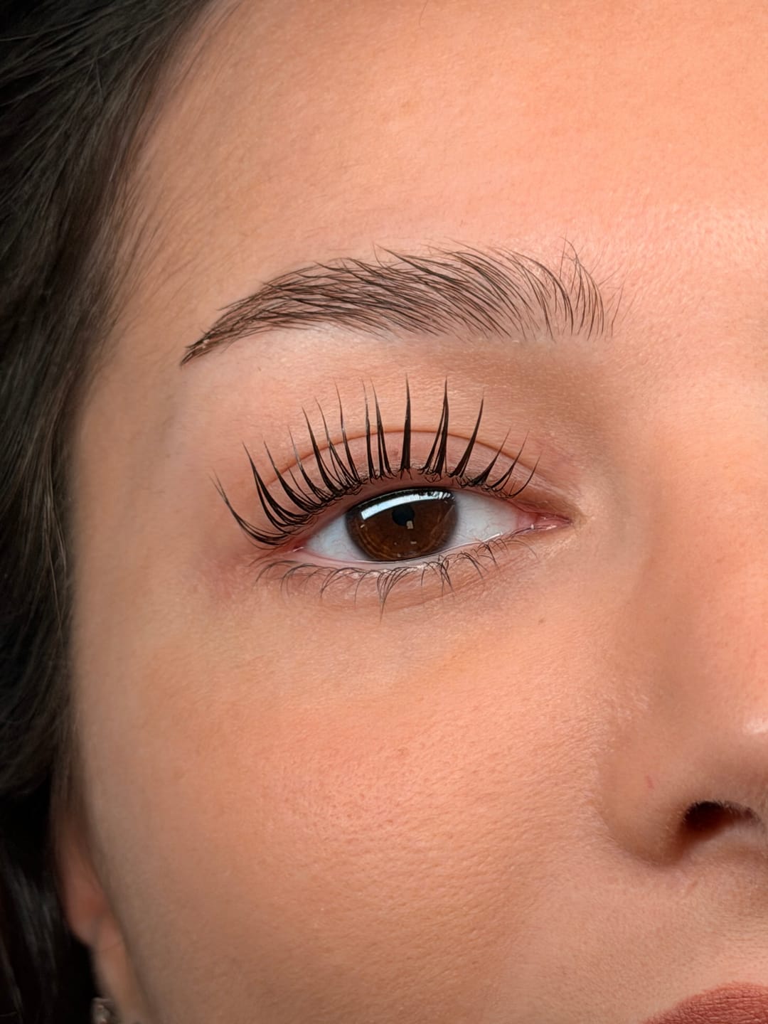 Customer photo review of Pure Care Lash & Brow Lift Pack