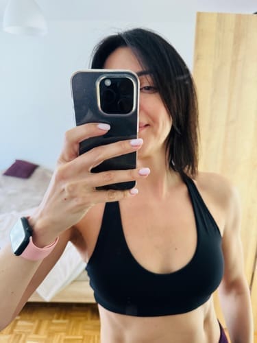 Customer photo review of Enliven סט חזיית ספורט כתפיות מתכווננות ושורט מתקפל