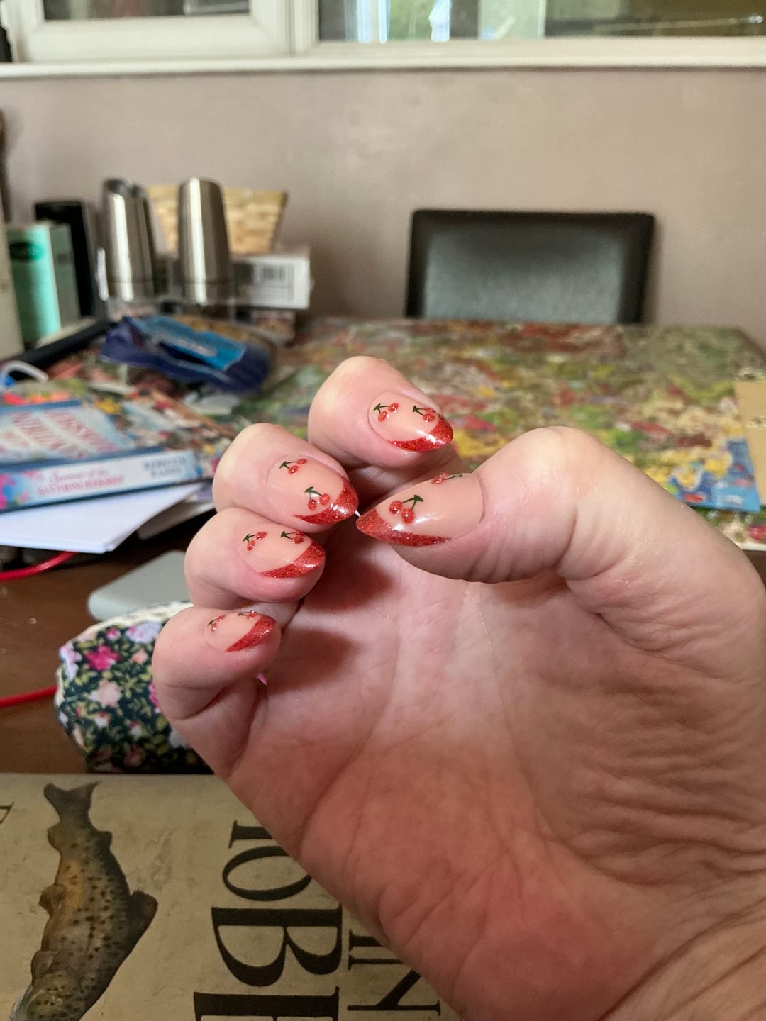 Customer photo review of Cherry Pop Short Almond