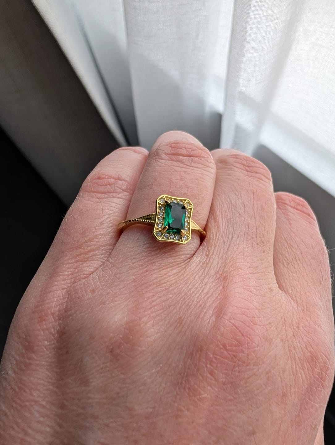 Customer photo review of Mystery Gemstone Ring