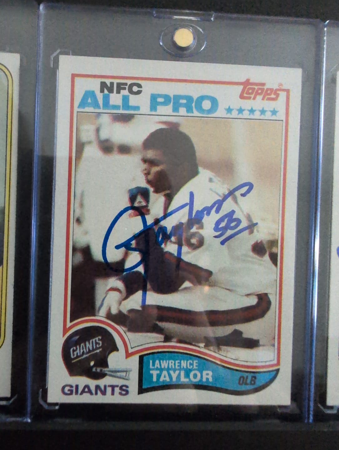 Customer photo review of Lawrence Taylor Autograph Signing