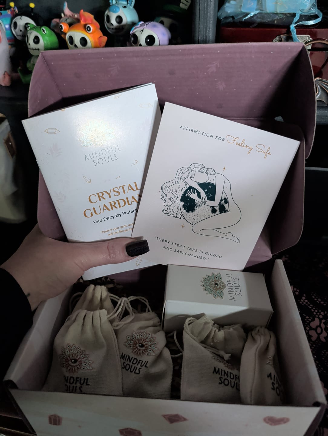 Customer photo review of Crystal Subscription Box