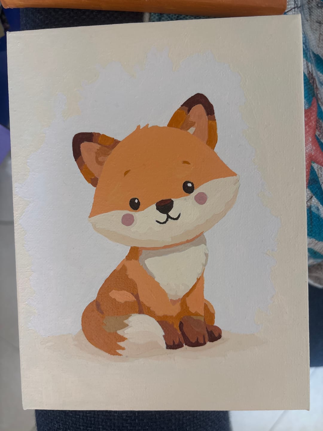 Customer photo review of 6 Mini Paintings - Safari Friends Set