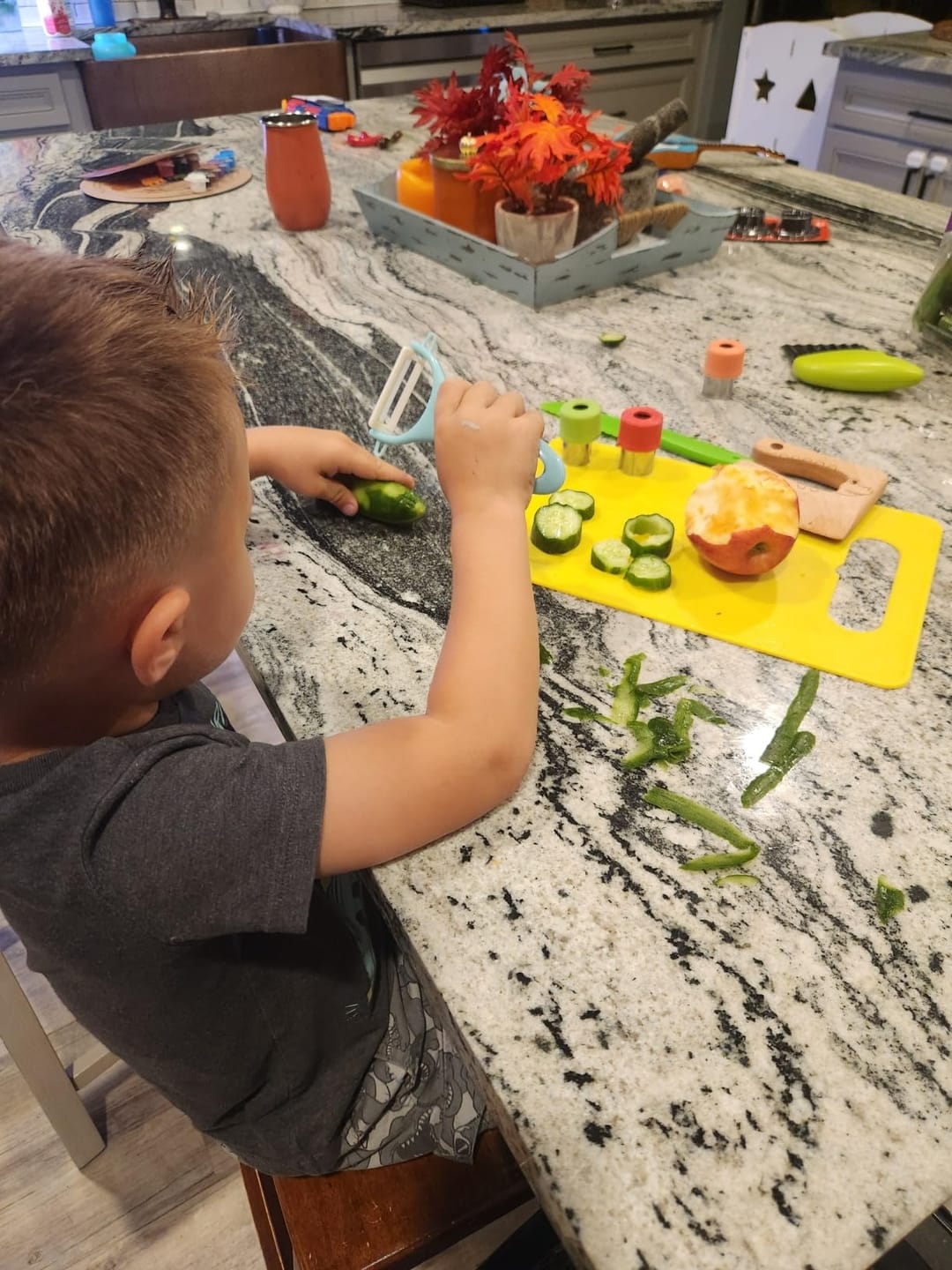 Customer photo review of Kit de cuisine Montessori pour enfant