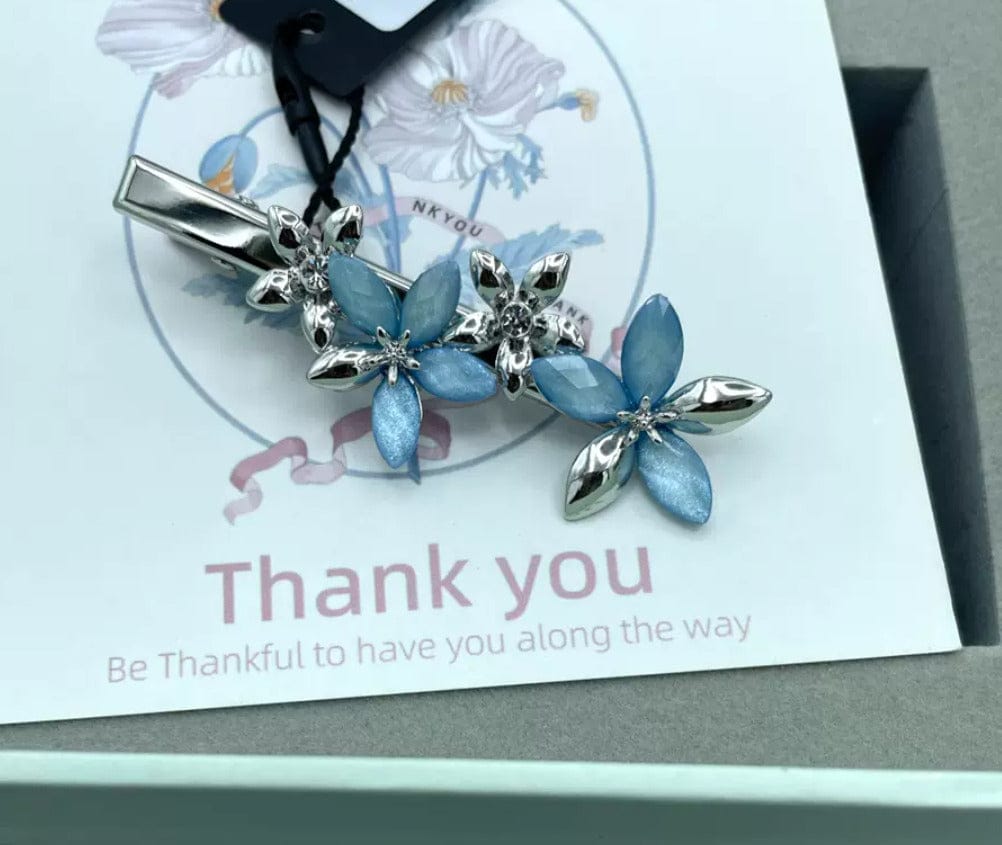 Customer photo review of Aegean Petal Barrette