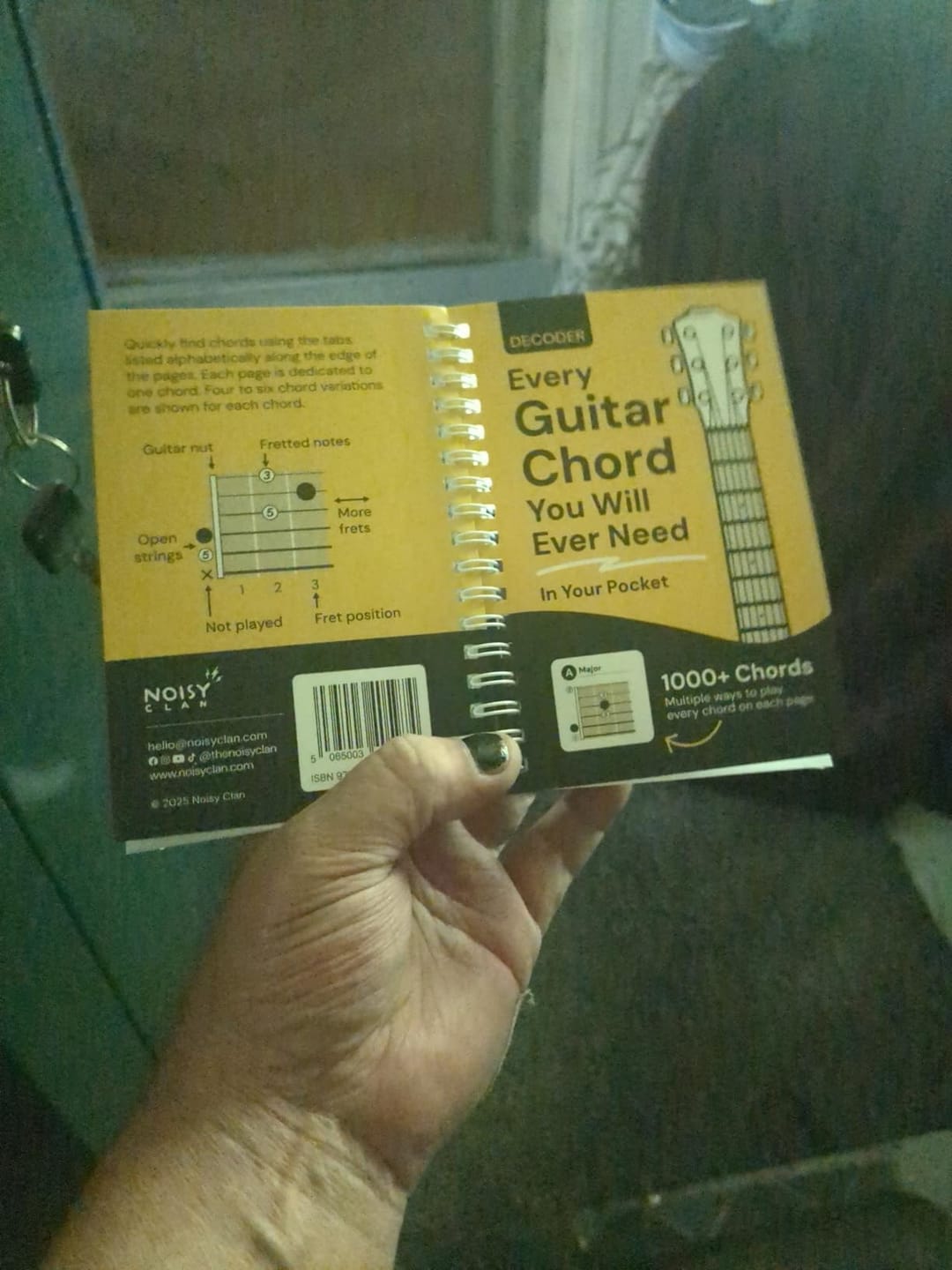 Customer photo review of Every Guitar Chord You'll Ever Need