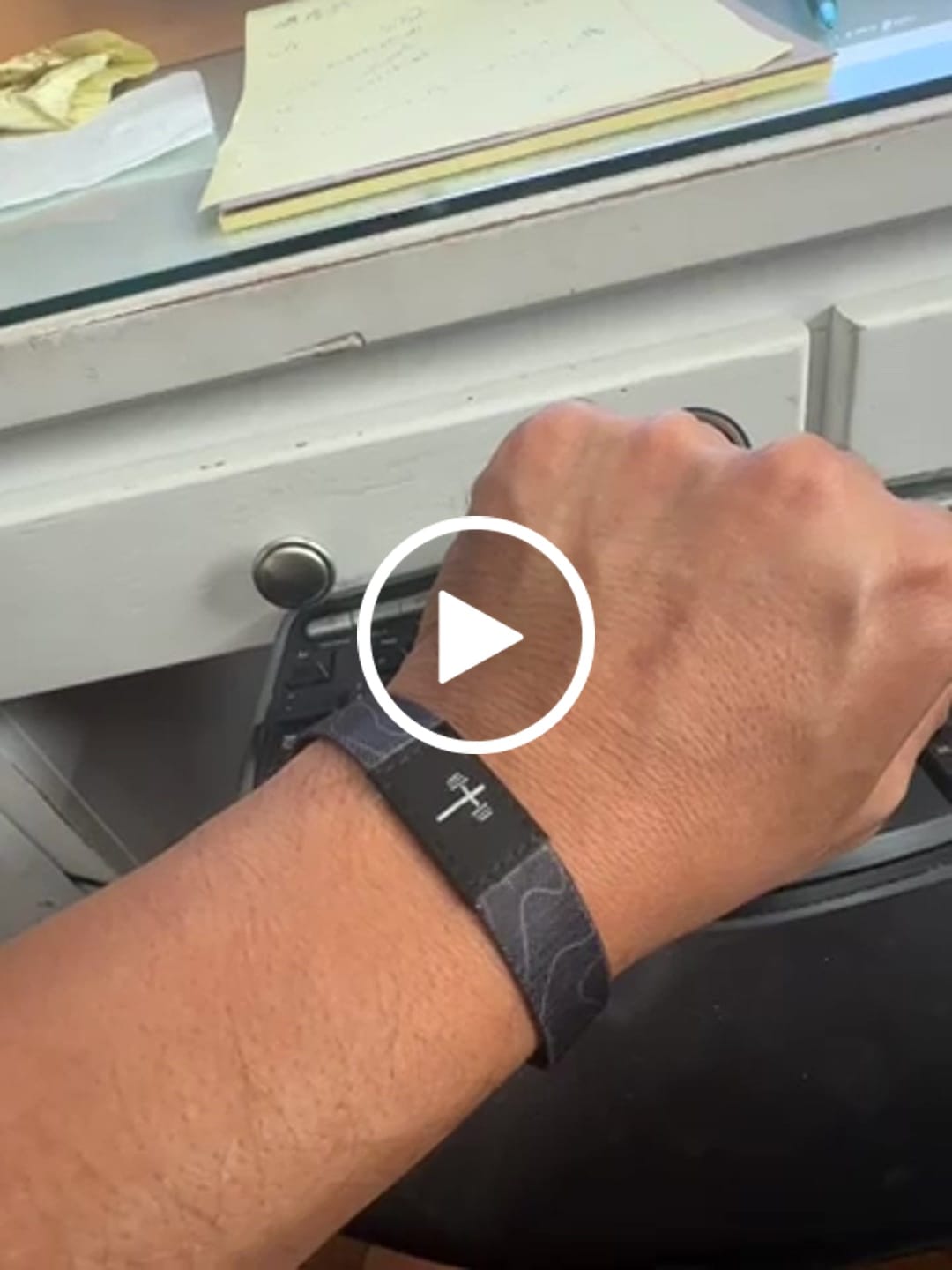 Customer video review of Daily Bible Verse Wristband