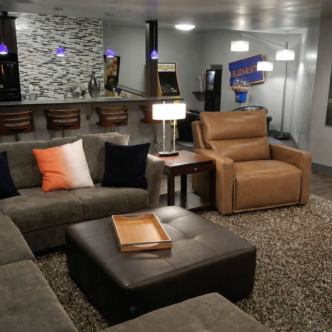 Customer photo review of Perotin Leather Motion Recliner