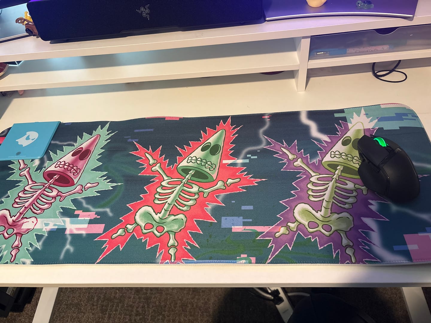 Customer photo review of SpongeBob P1 Skeleton Patrick RGB Mousepad - MD