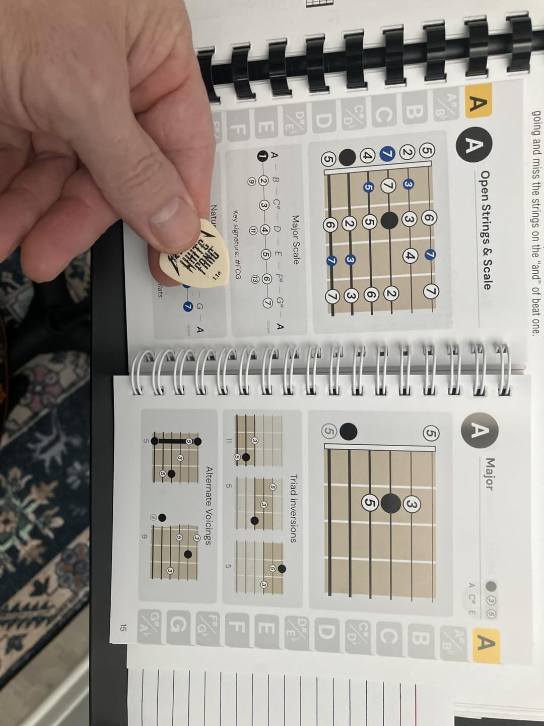 Customer photo review of Every Guitar Chord You'll Ever Need