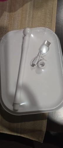 Customer photo review of LED Vanity Mirror – Touch Control Desktop Dressing Mirror