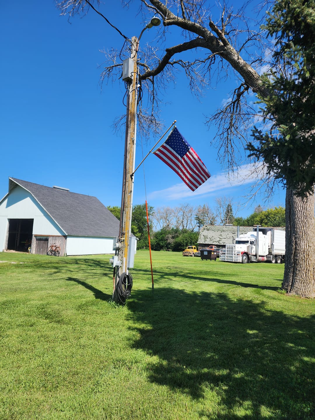 Customer photo review of 3' x 5' American Flag Set