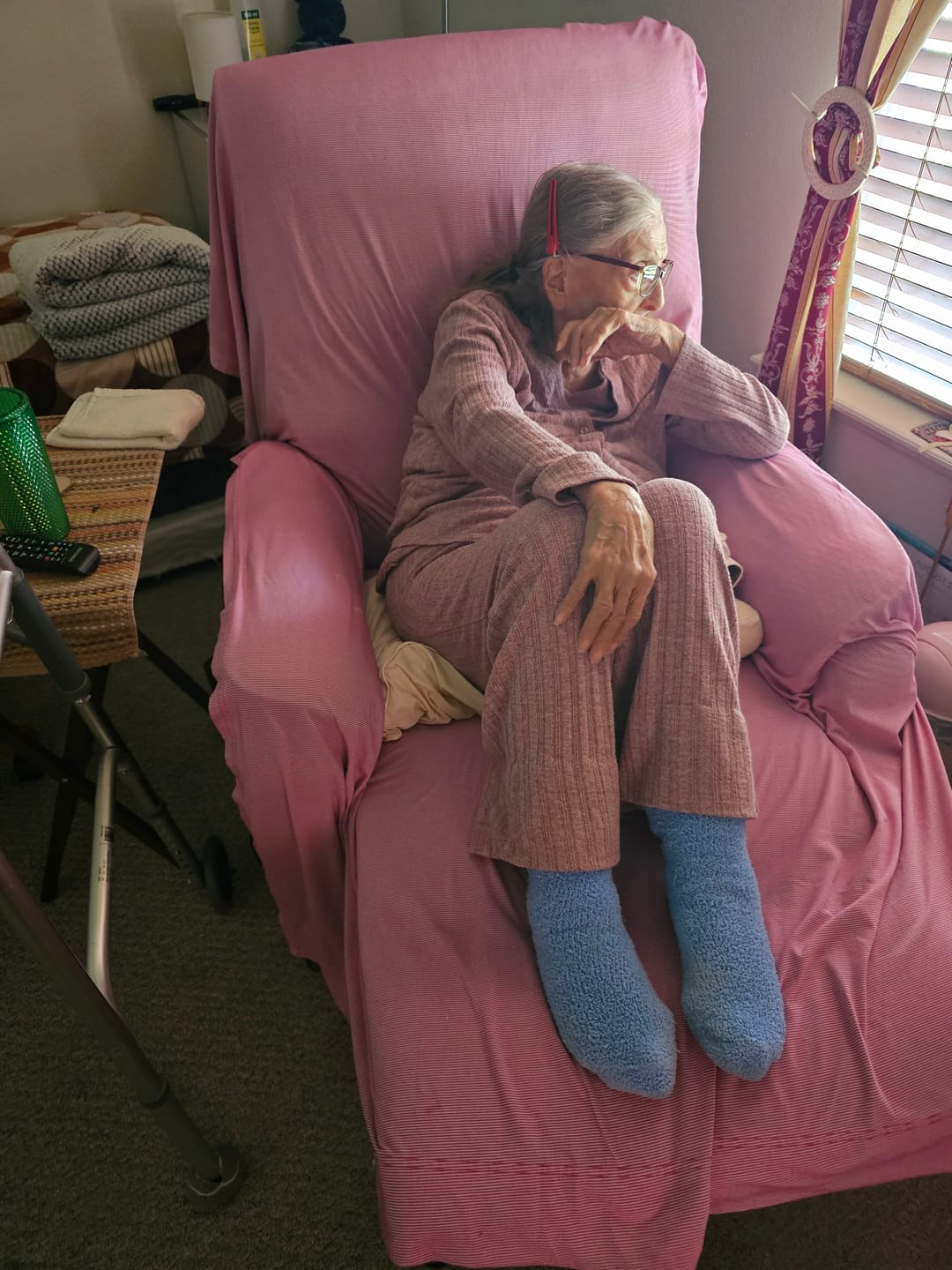 Customer photo review of 9188 Power Lift Recliner – Dual Motor, Lay Flat, Heat & Massage
