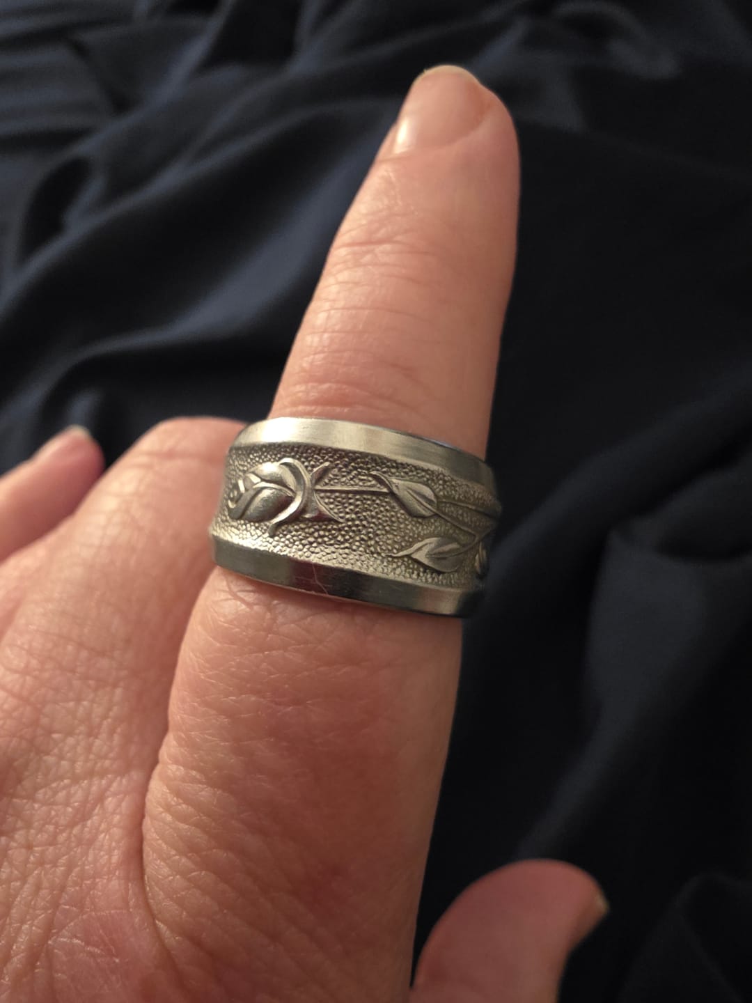 Customer photo review of Mamaw’s Mystery Spoon Ring