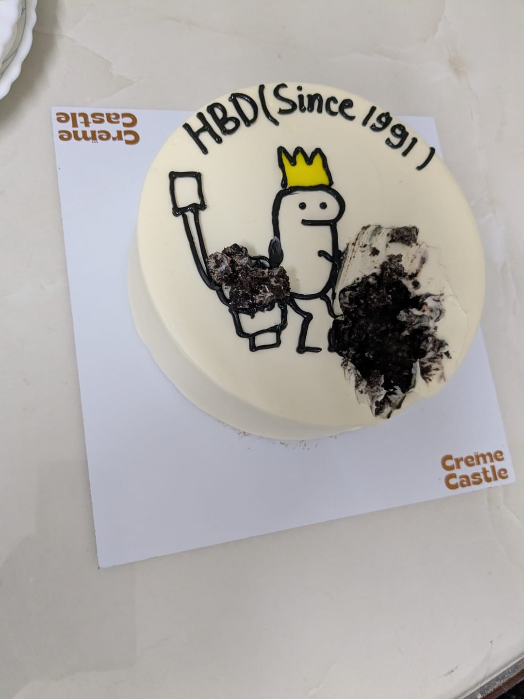Customer photo review of King Meme Cake