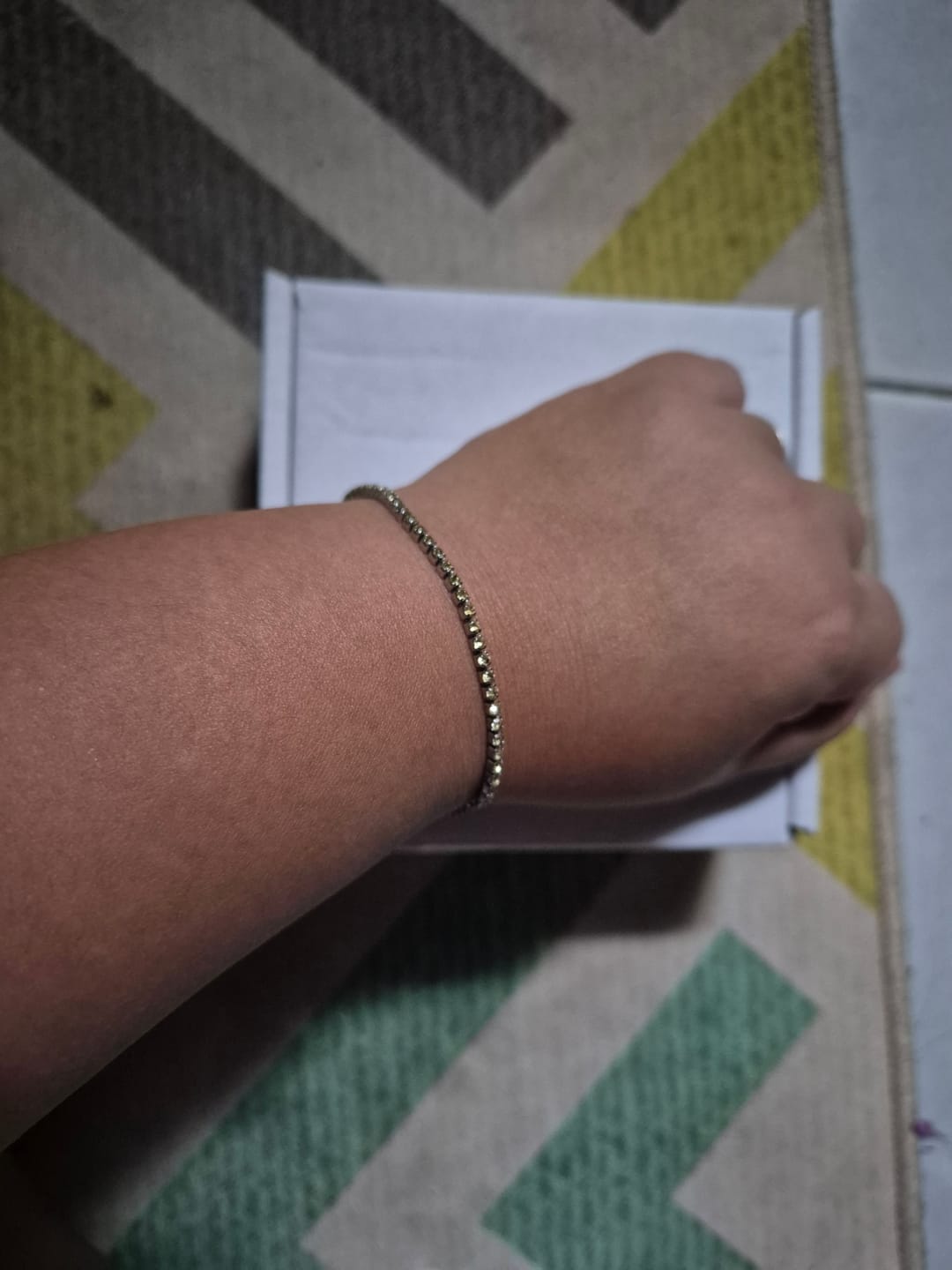Customer photo review of Hailey Birthstone Bracelet