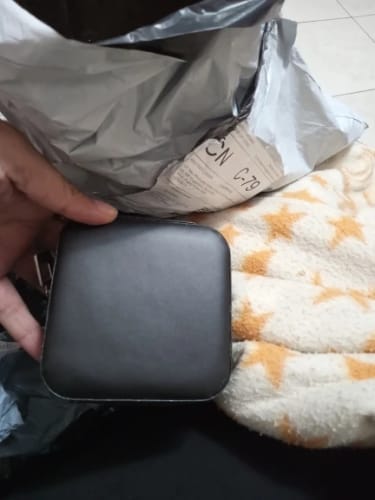 Customer photo review of Small Jewelry Box – Macaroon Style Travel Case for Studs & Rings