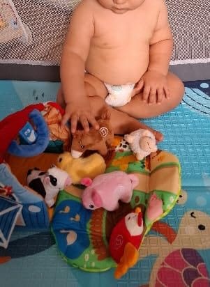 Customer photo review of 🐮 FarmyFriends™ – La Fattoria Magica che Parla e Suona