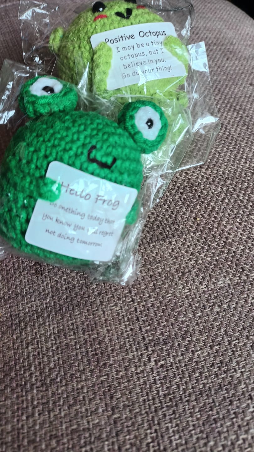 Customer photo review of Positive Crochet Plushies