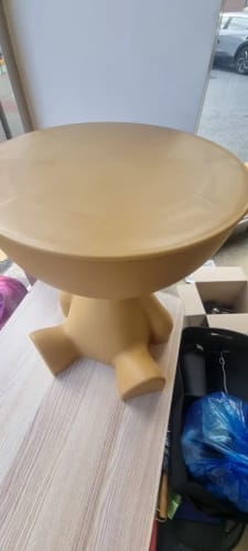 Customer photo review of Sofa Edge Table – Compact Flat-Head Coffee Table