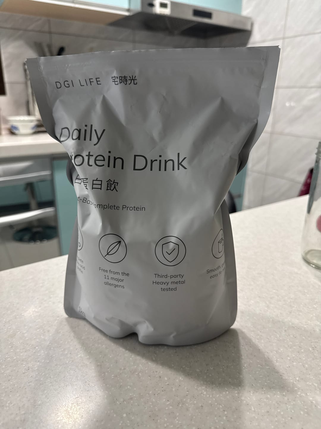 Customer photo review of 日常蛋白飲｜植物性完整蛋白粉，無乳糖、無大豆