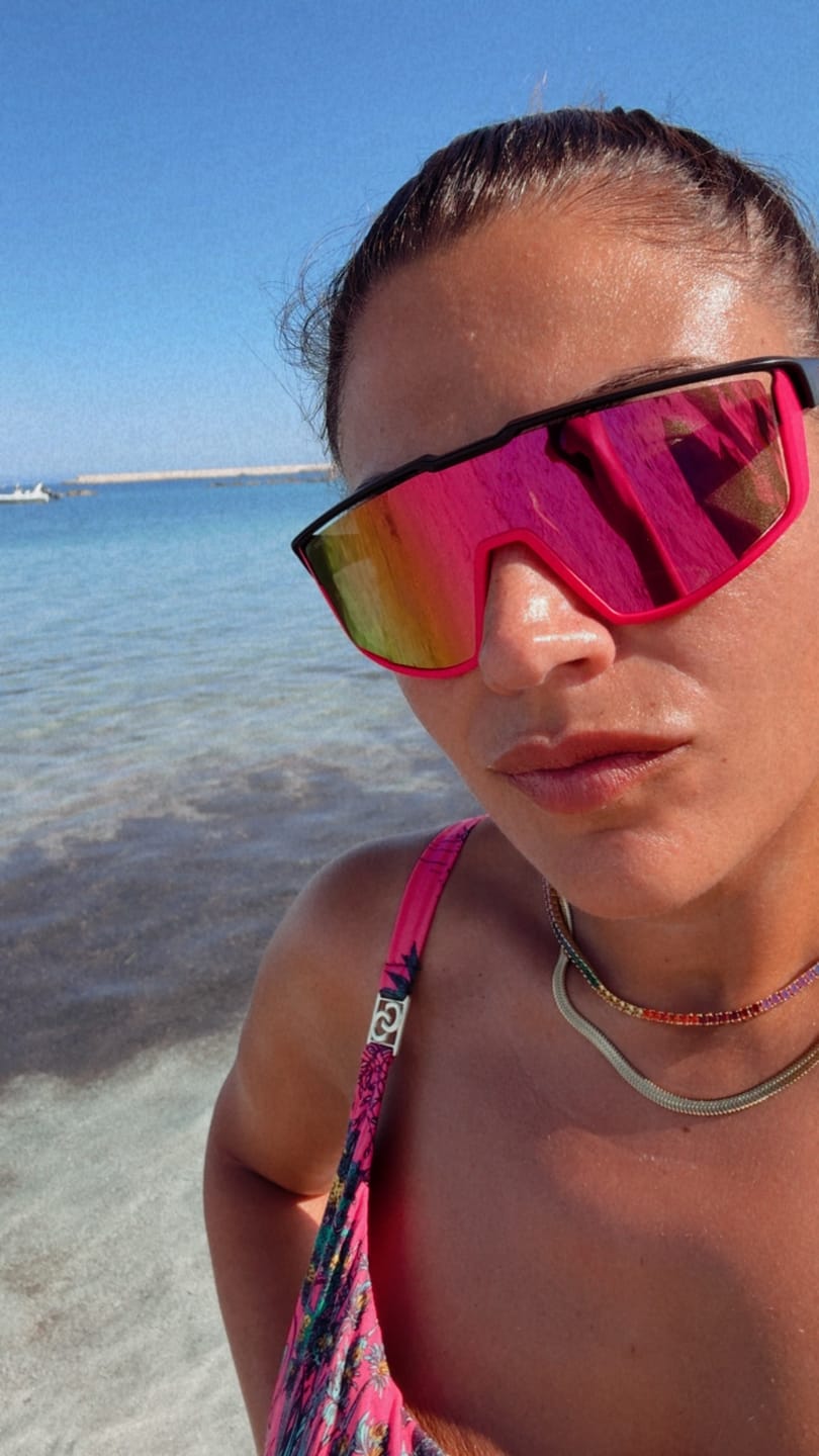 Customer photo review of Collana Tennis Rainbow