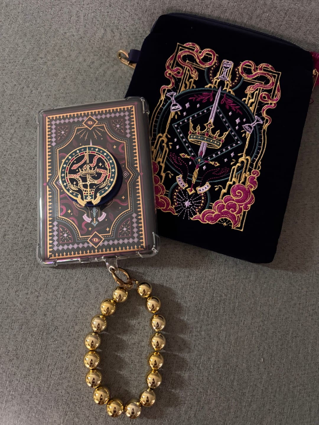 Customer photo review of The Gilded Heir Trinket Pouch