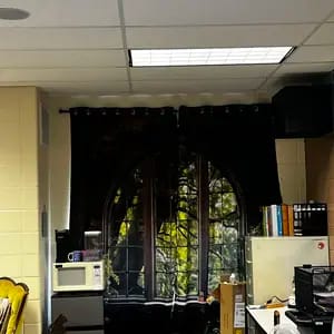 Customer photo review of Installazione Facile Supporti Bastoni Tende Senza Fori
