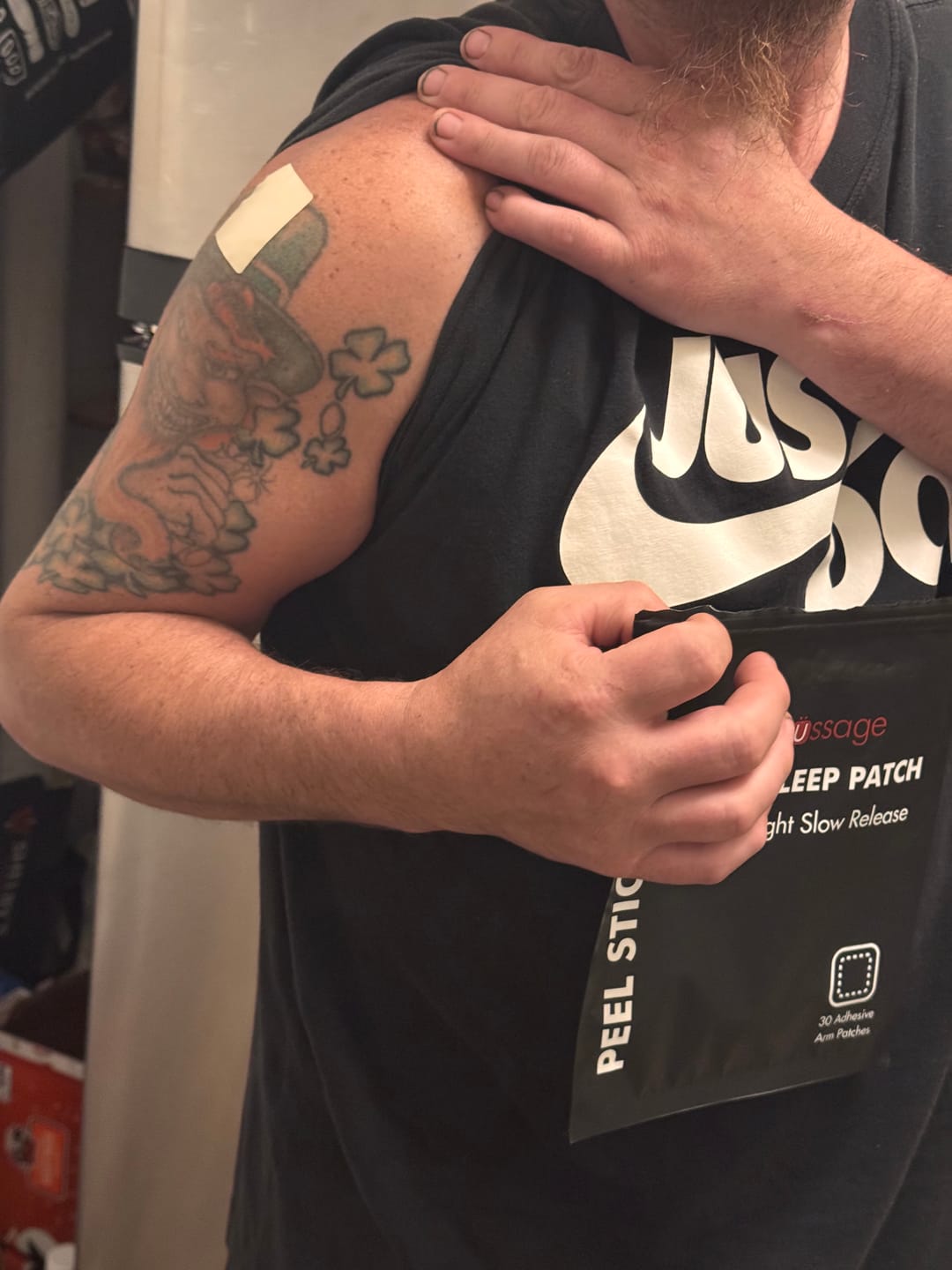Customer photo review of mussage 8 Hour Sleep Patch