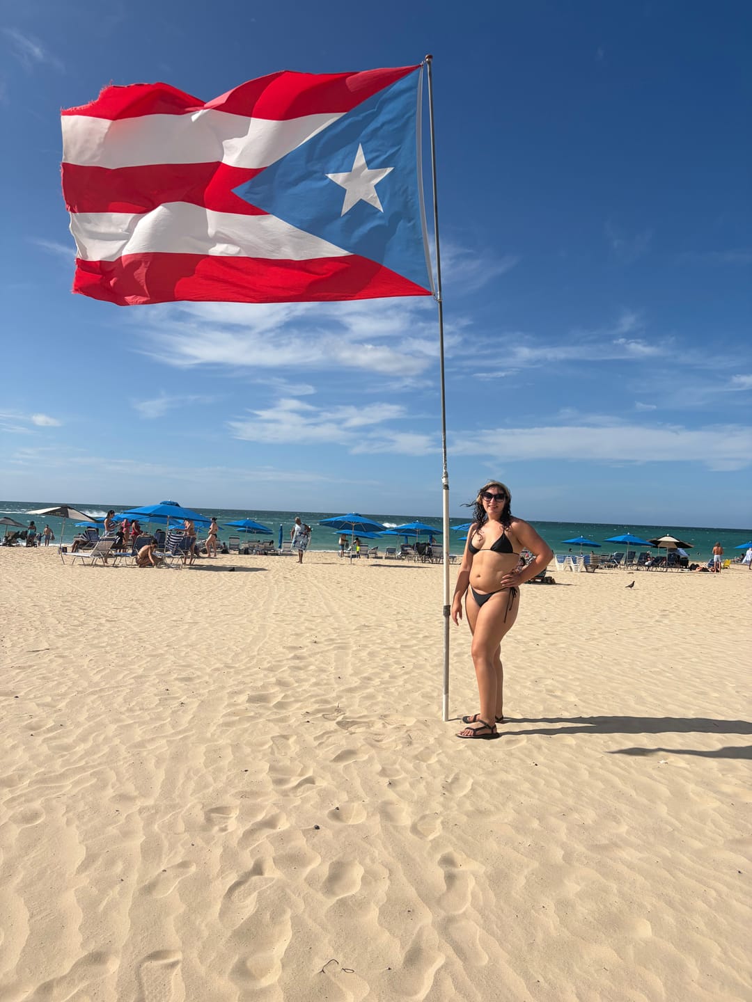 Customer photo review of 001 Triangle Bikini Top - Black