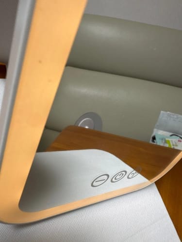 Customer photo review of LED Makeup Mirror – Dimmable Folding Vanity Mirror
