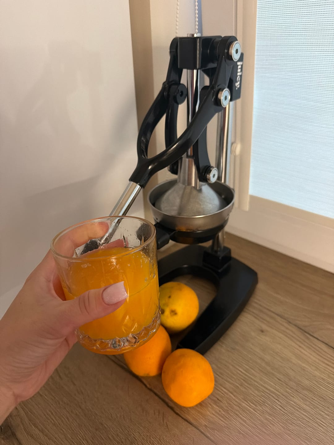 Customer photo review of Juicy ketaus ir nerūdijančio plieno sulčiaspaudė