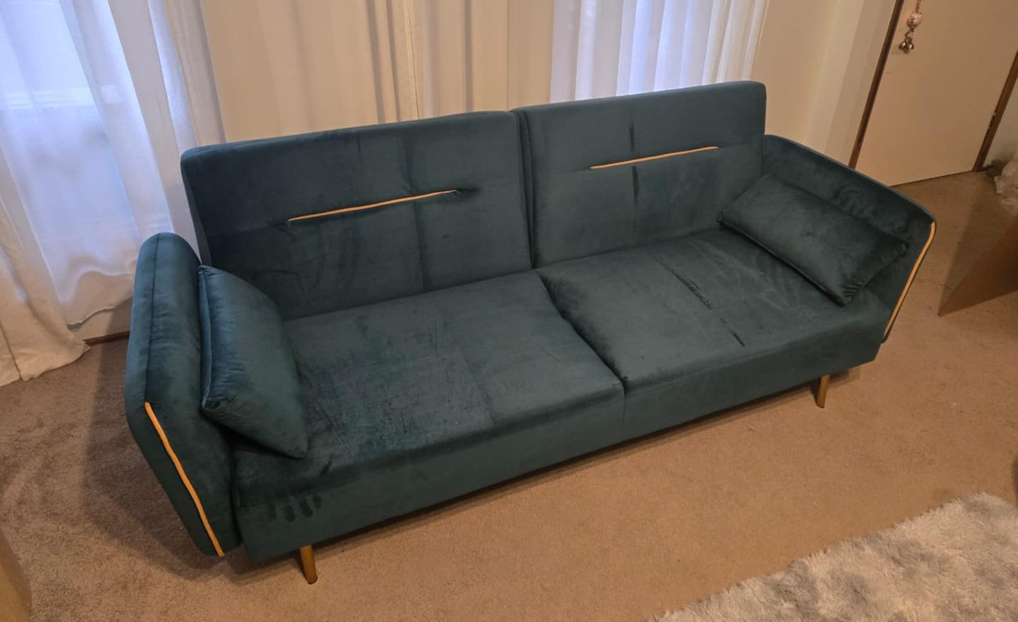 Customer photo review of 3-Seater Sofa Bed Convertible