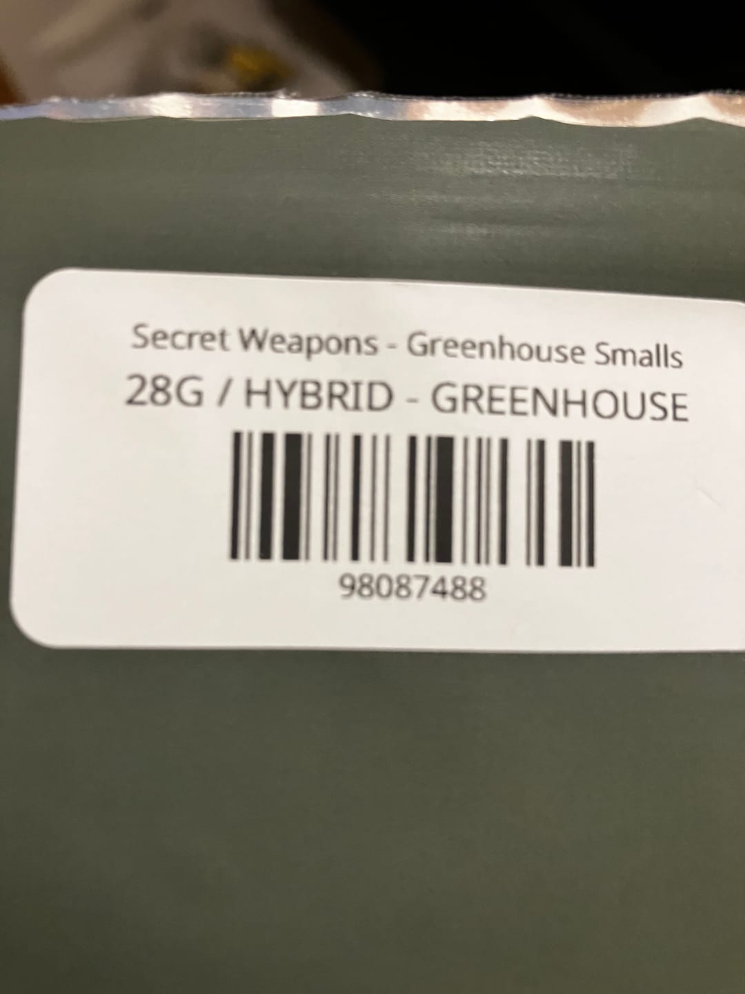 Customer photo review of Secret Weapons - Greenhouse Smalls