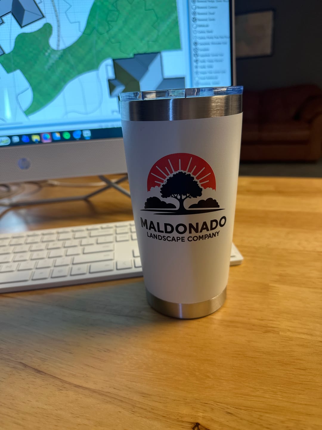 Customer photo review of (6 Pieces) Full Color UV Printed Tumbler | 20 oz