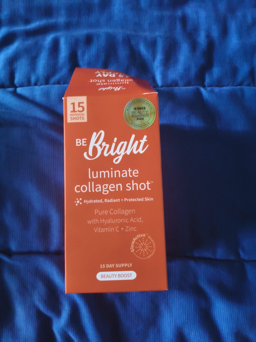 Customer photo review of LUMINATE 10g SHOT - 15 DAY SUPPLY