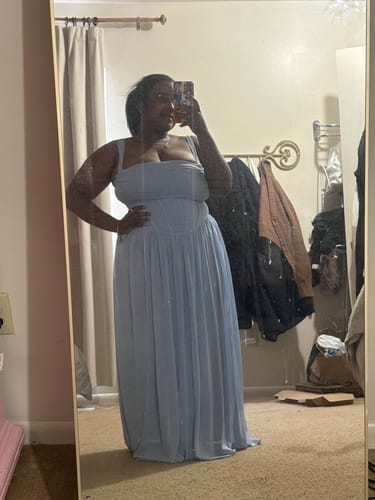 Customer photo review of Celeste Maxi Dress