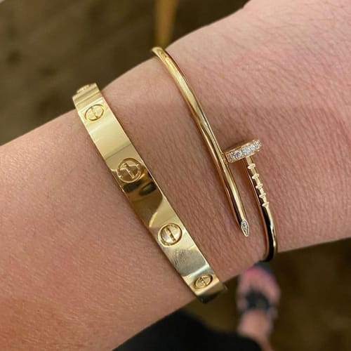 Customer photo review of Juste Un Clou 3.5mm Bracelet