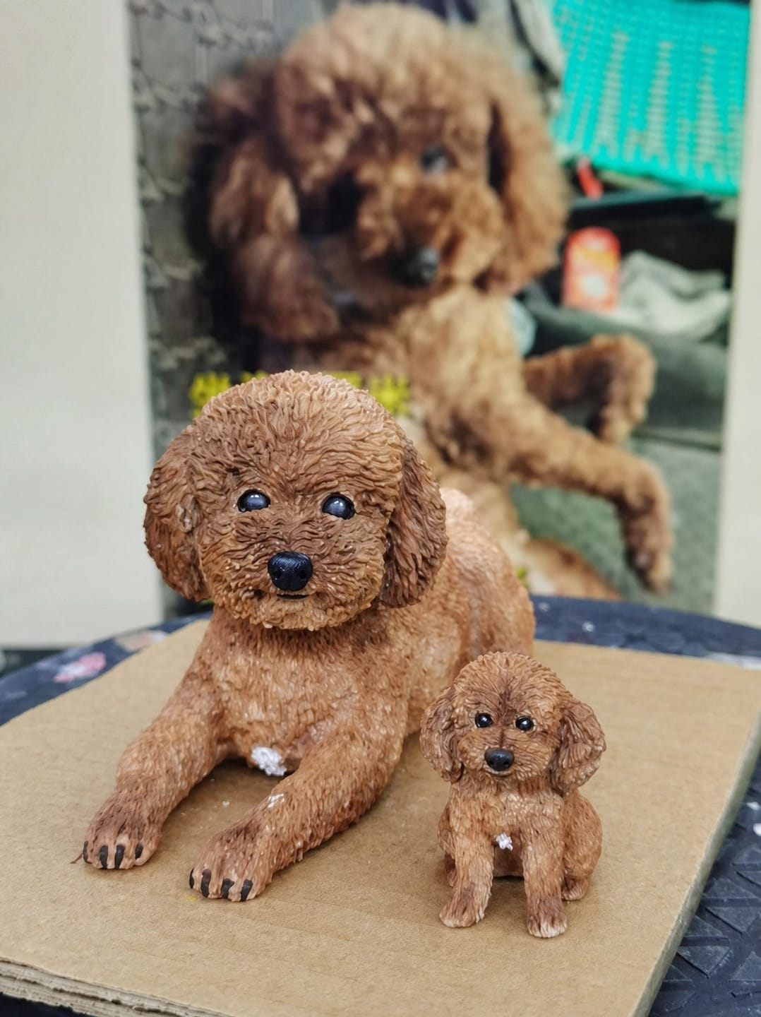 Customer photo review of Custom Handmade Polymer Clay Pet Figurine