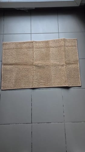 Customer photo review of Front Door Mat - Washable Non-Slip Entryway Rug