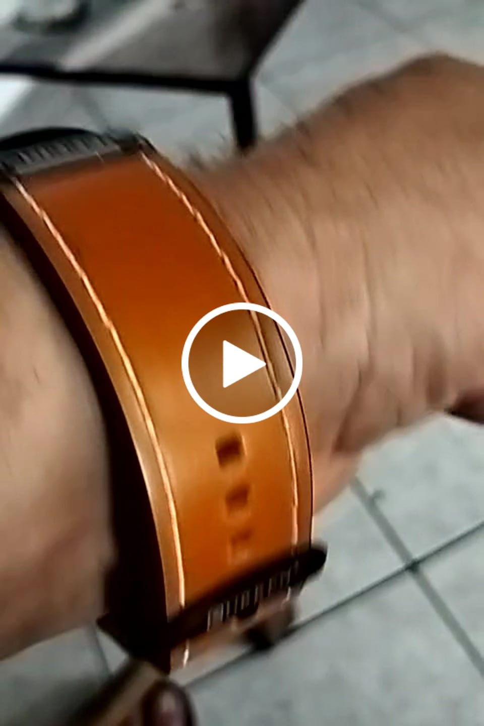 Customer video review of Curren Istanbul® orologio uomo pelle