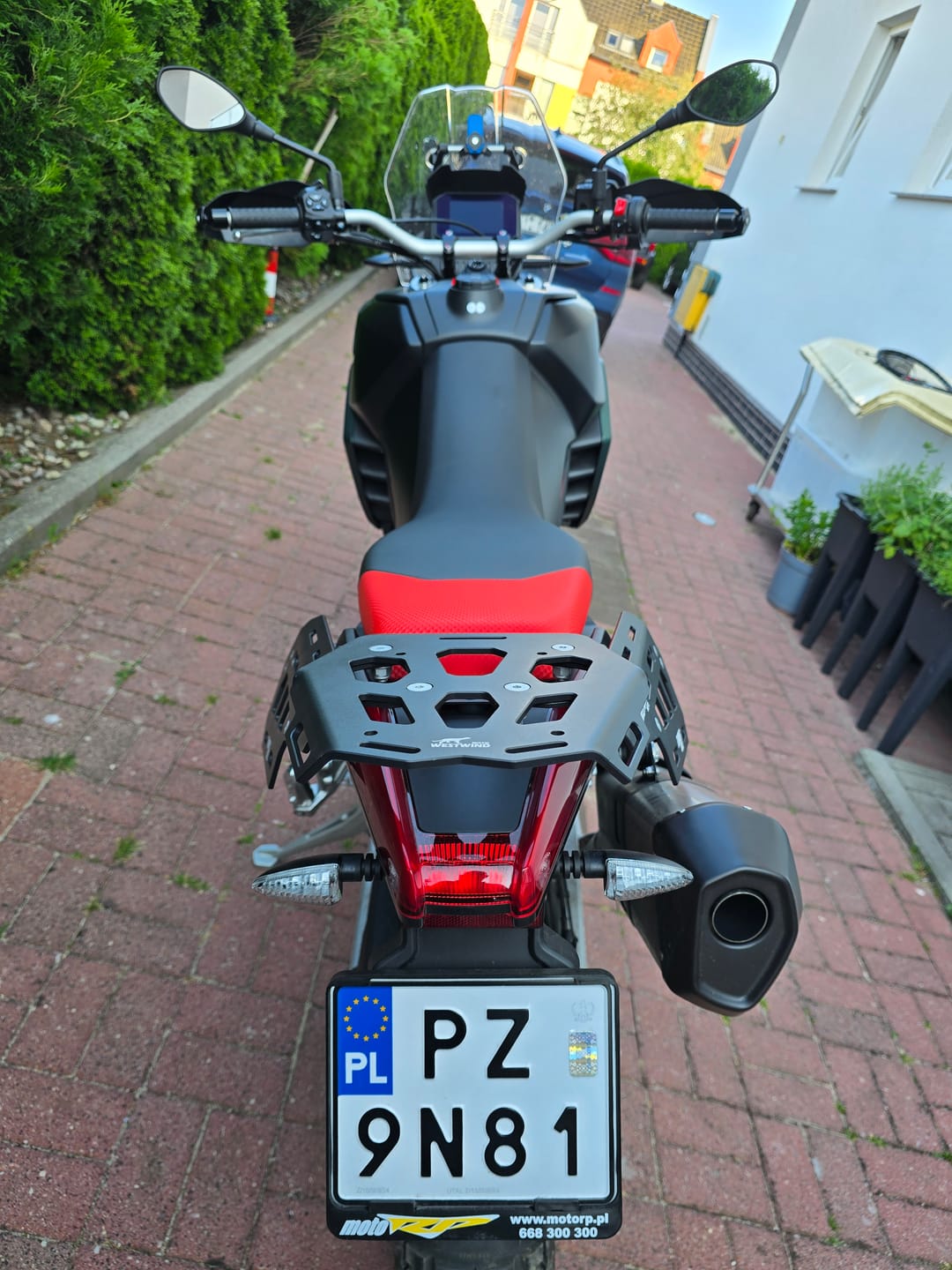 Customer photo review of Aprilia Tuareg 660 Ranger-Wilds Racks