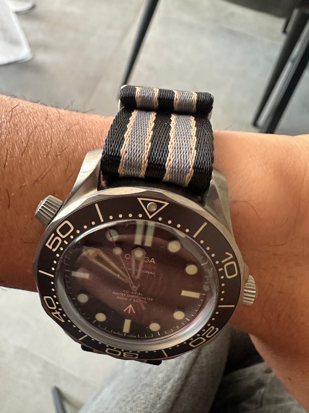Customer photo review of NTTD Bond Premium Nylon Watch Strap