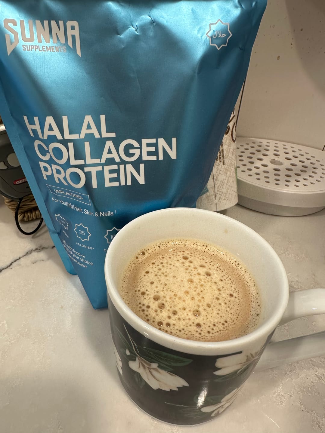 Customer photo review of Halal Collagen Protein