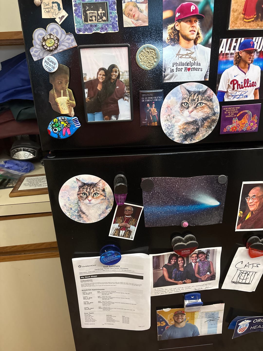 Customer photo review of Watercolor - Personalized Car Magnet