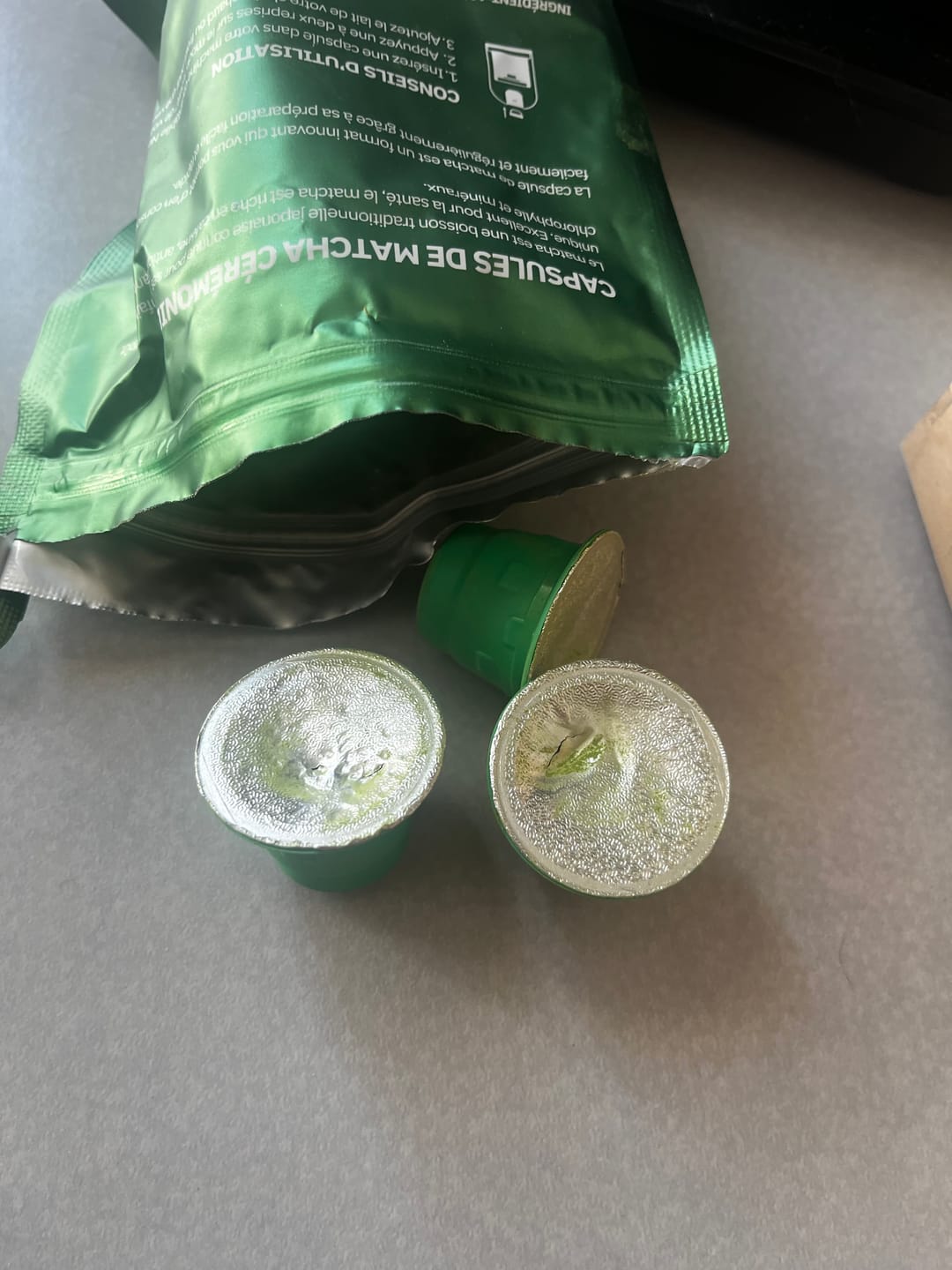 Customer photo review of Verre Maison Matcha + Paille