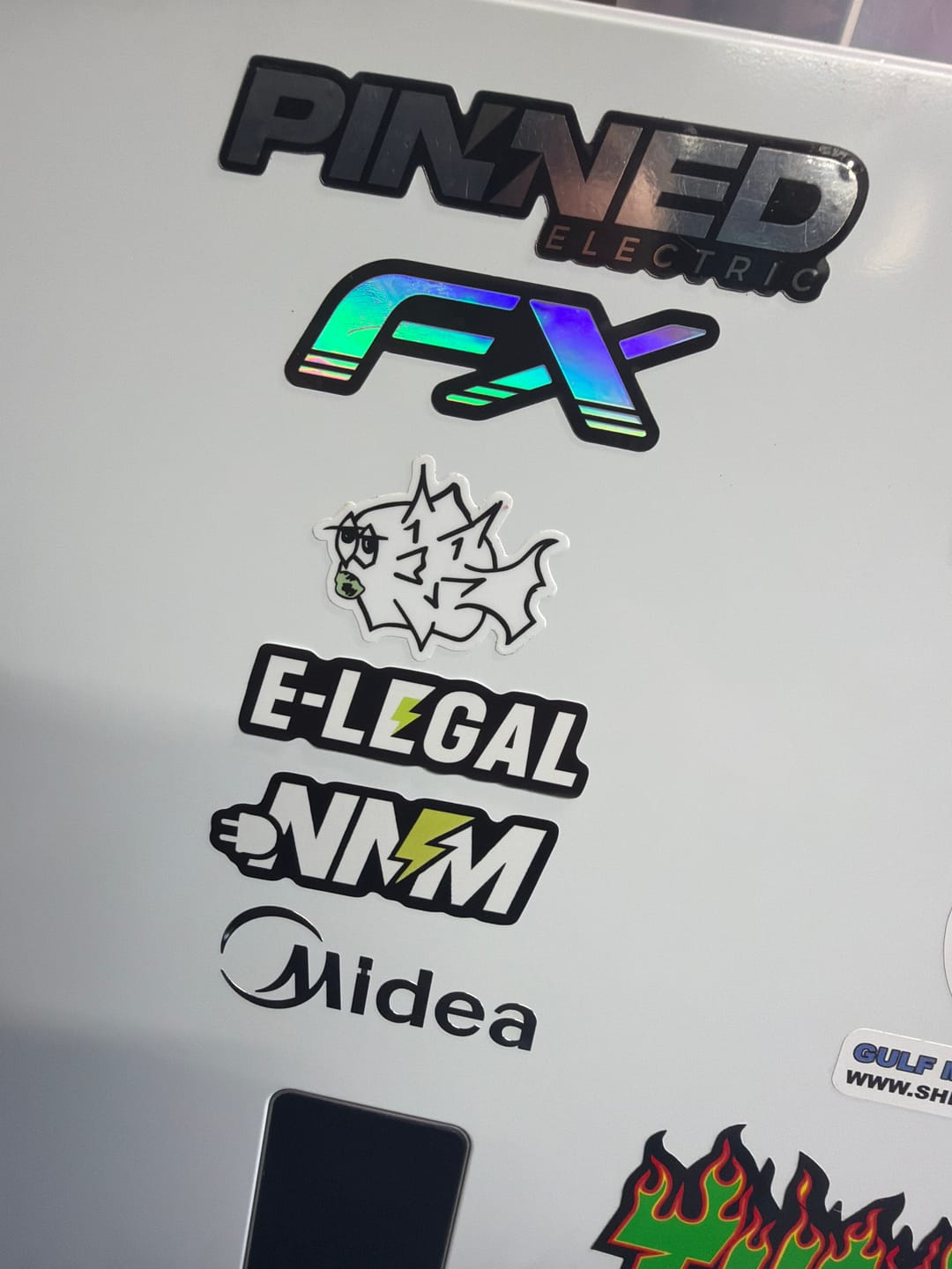 Customer photo review of NonoiseMoto Jet Tag & Sticker Pack