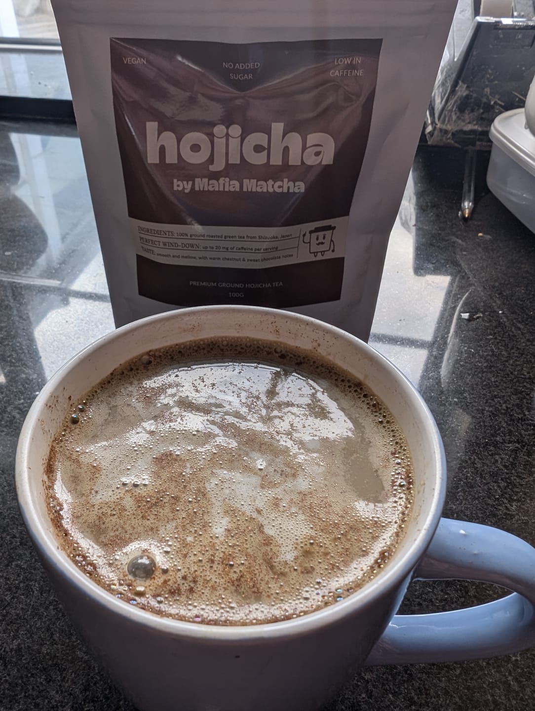 Customer photo review of Hojicha Powder - 100g Pouch