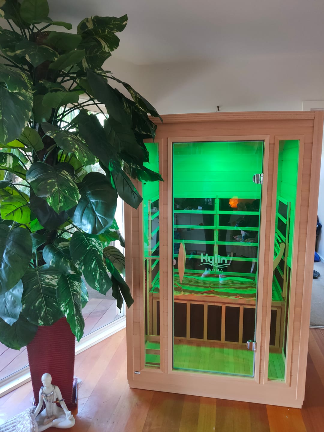 Customer photo review of Kylin Full Spectrum Low EMF Carbon Far Infrared Sauna 2 people - K8200 FS