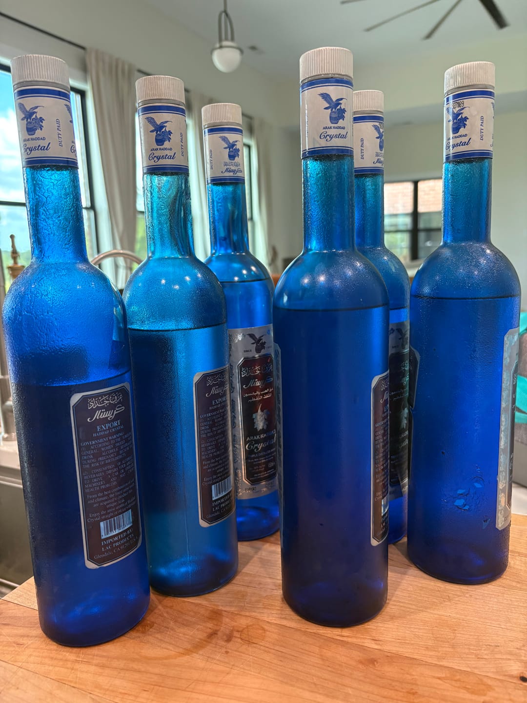 Customer photo review of Arak Haddad Crystal 100 Proof (750ml)